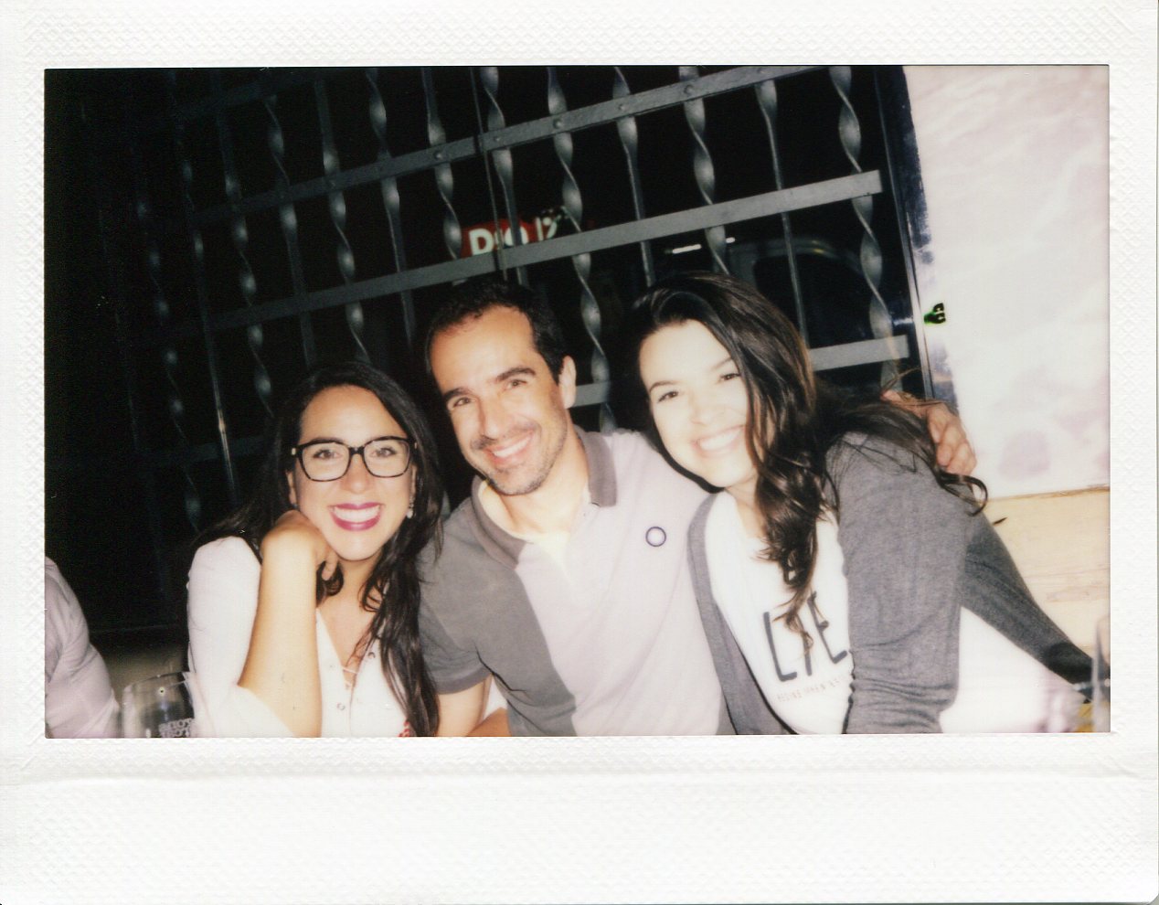  Marian, Gonçalo B & Vanessa. Captured on polaroid by Mankica 